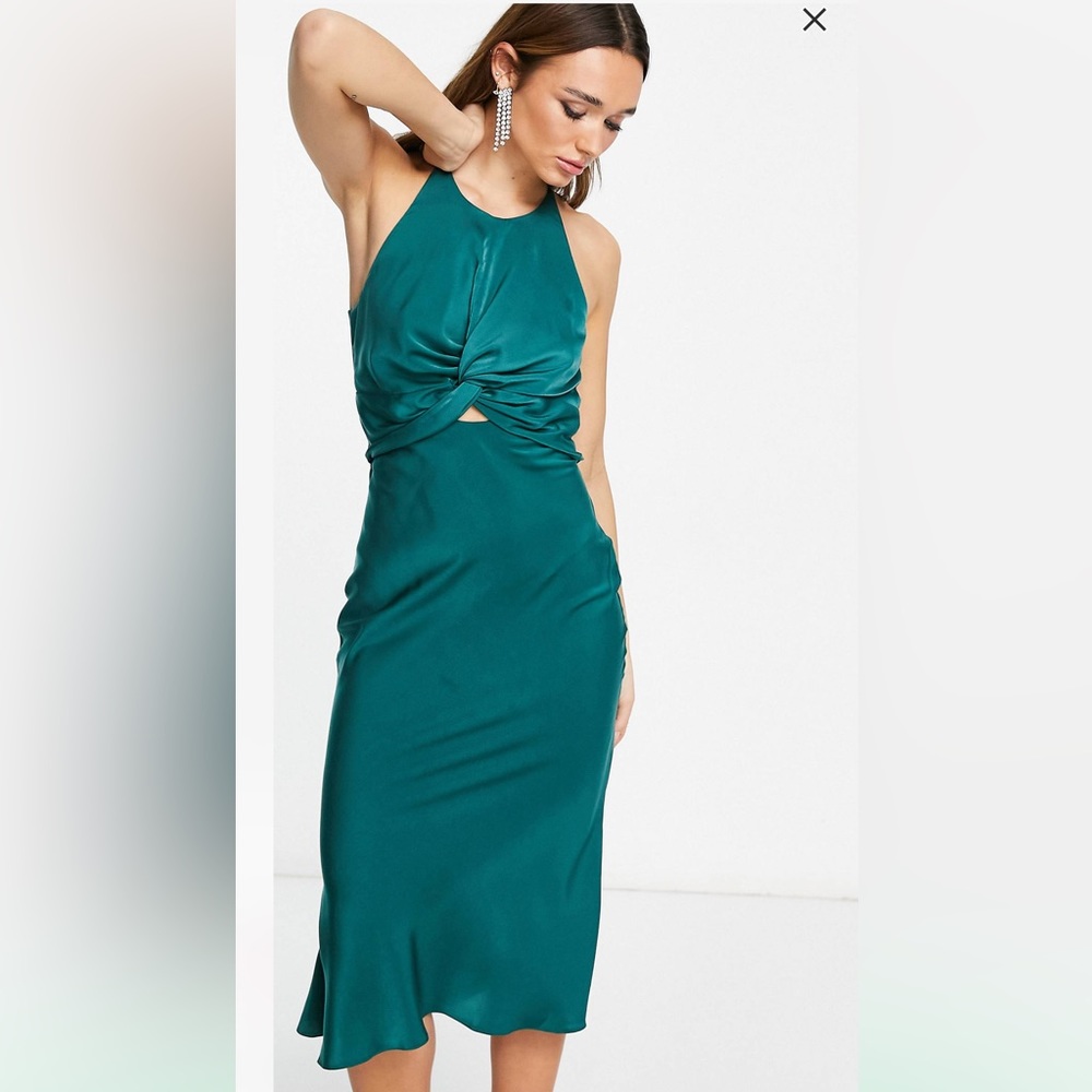 ASOS | NWT! Teal Midi Dress